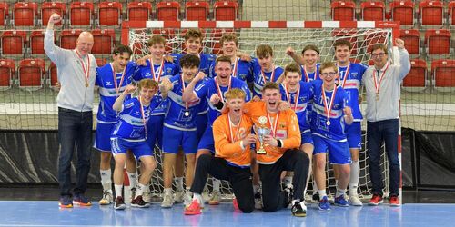 Mannschaftsfoto des Handballteam U19 des Handballclubs Kriens