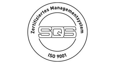 Zertifiziertes Managementsystem SQS ISO 9001