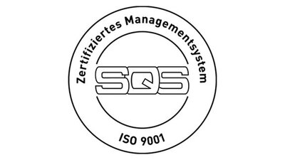 Zertifiziertes Managementsystem SQS ISO 9001